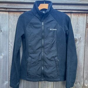 Columbia Black Full-Zip Jacket